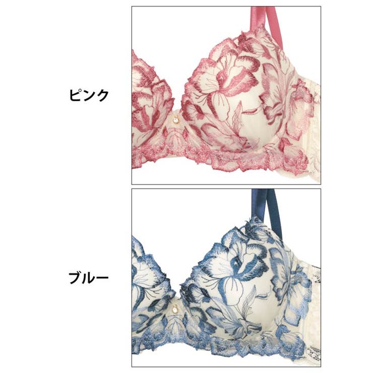 アロマティックフラワー脇高ブラジャー&サイド紐バック透けTバックショーツ | Dazzy | 詳細画像11 