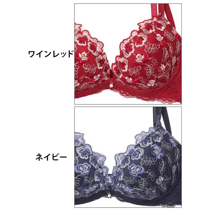 [EFサイズ] ルミナスリッチフラワー脇高ブラジャー&フルバックショーツ | Dazzy | 詳細画像11 