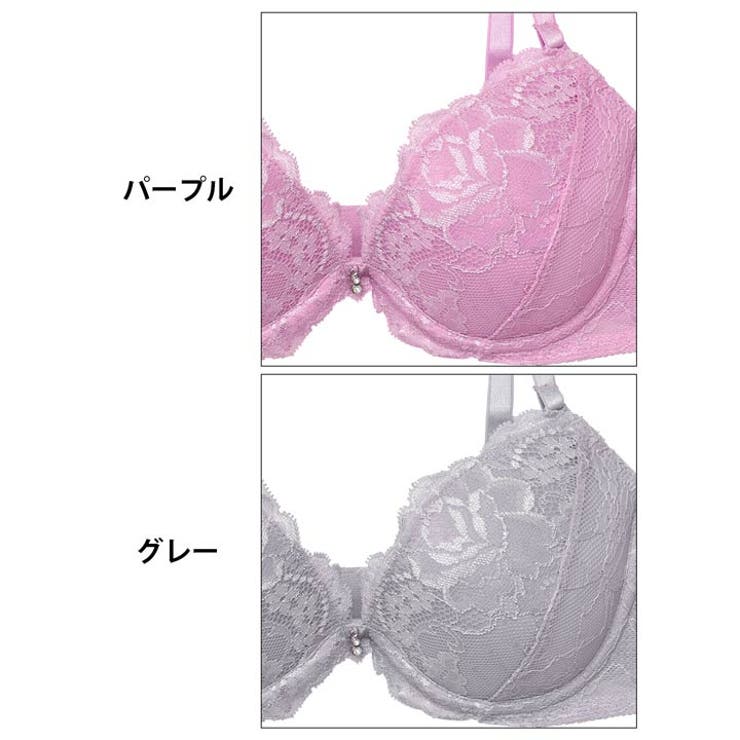 クラシックシンプルレースブラジャー&フルバックショーツ | Dazzy | 詳細画像11 