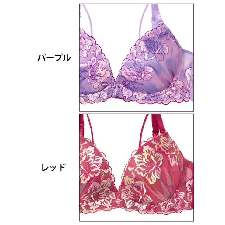 ルミエールフラワースカラップブラジャー&バック透けフルバックショーツ [三上悠亜… | Dazzy | 詳細画像11 