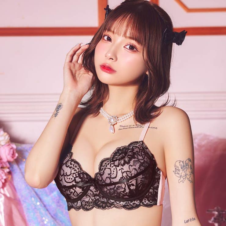 ロマンスレーシィコードブラジャー&Tバックショーツ | Dazzy | 詳細画像6 