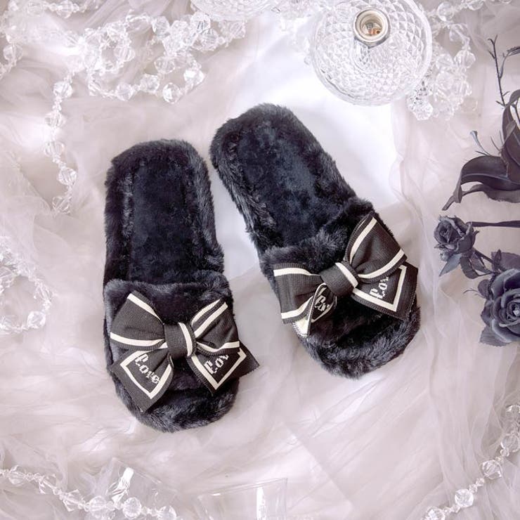 ラブリーリボンファールームスリッパ | Dazzy | 詳細画像2 