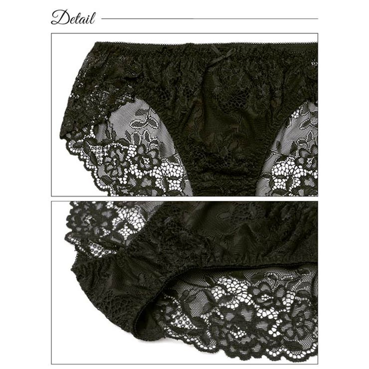 ドリーミーレースバック透けフルバックショーツ単品[おそろいショーツ] | Dazzy | 詳細画像8 