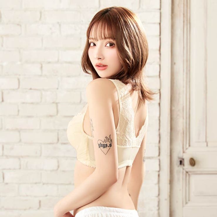 [ノンワイヤー] カシュクールアンダーホックナイトブラ単品 | Dazzy | 詳細画像4 