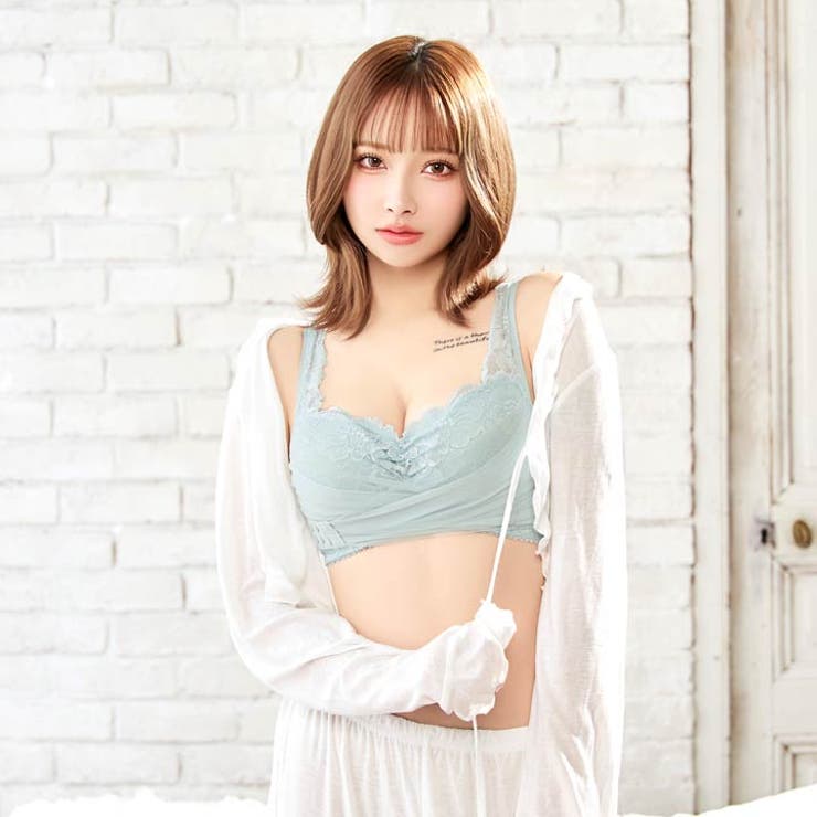 [ノンワイヤー] カシュクールアンダーホックナイトブラ単品 | Dazzy | 詳細画像7 