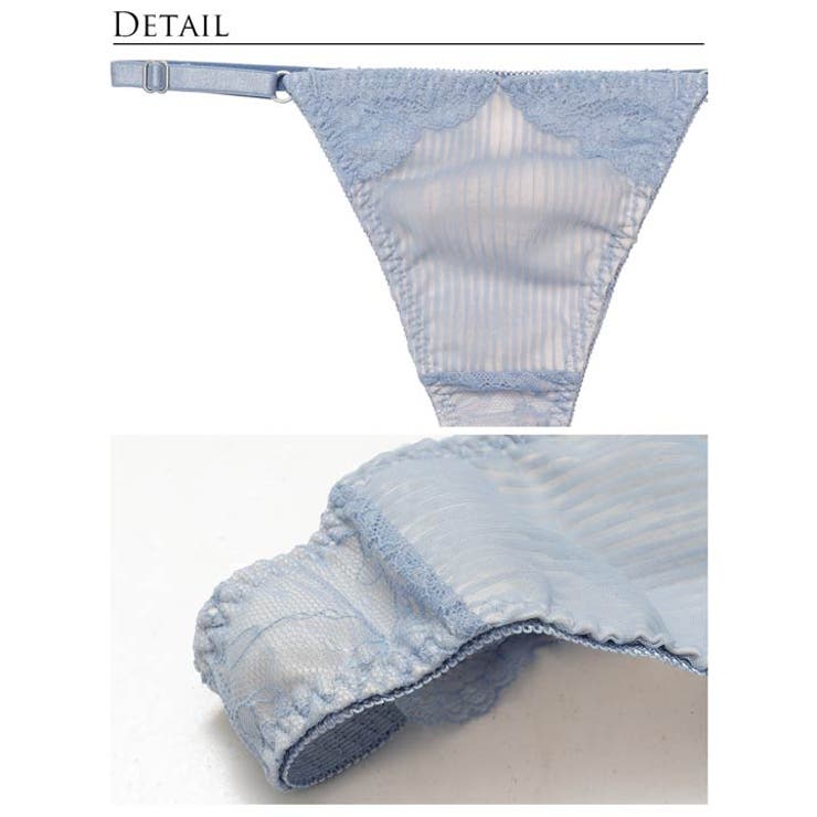 メロウプリーツレースアップバック透け選べるショーツ[おそろいショーツ][Rein… | Dazzy | 詳細画像11 