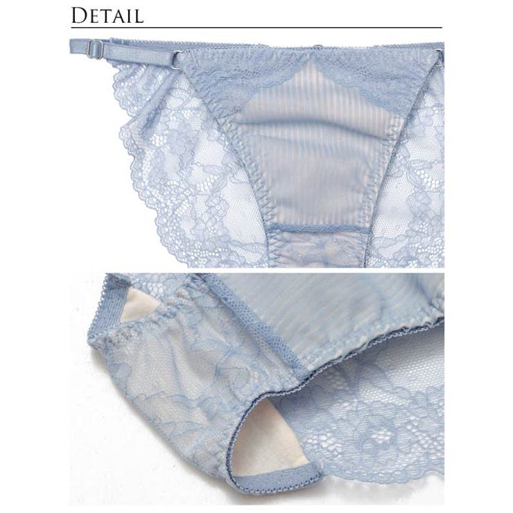 メロウプリーツレースアップバック透け選べるショーツ[おそろいショーツ][Rein… | Dazzy | 詳細画像6 