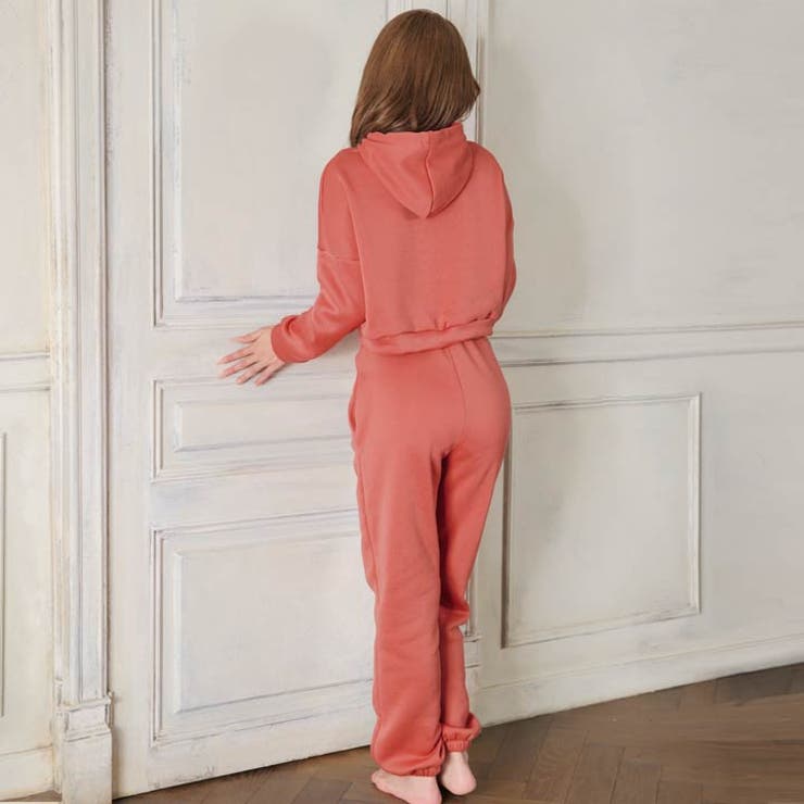 スウェットフーディートップス&ロングパンツルームウェア | Dazzy | 詳細画像4 