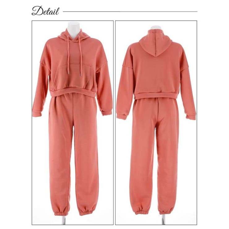 スウェットフーディートップス&ロングパンツルームウェア | Dazzy | 詳細画像9 