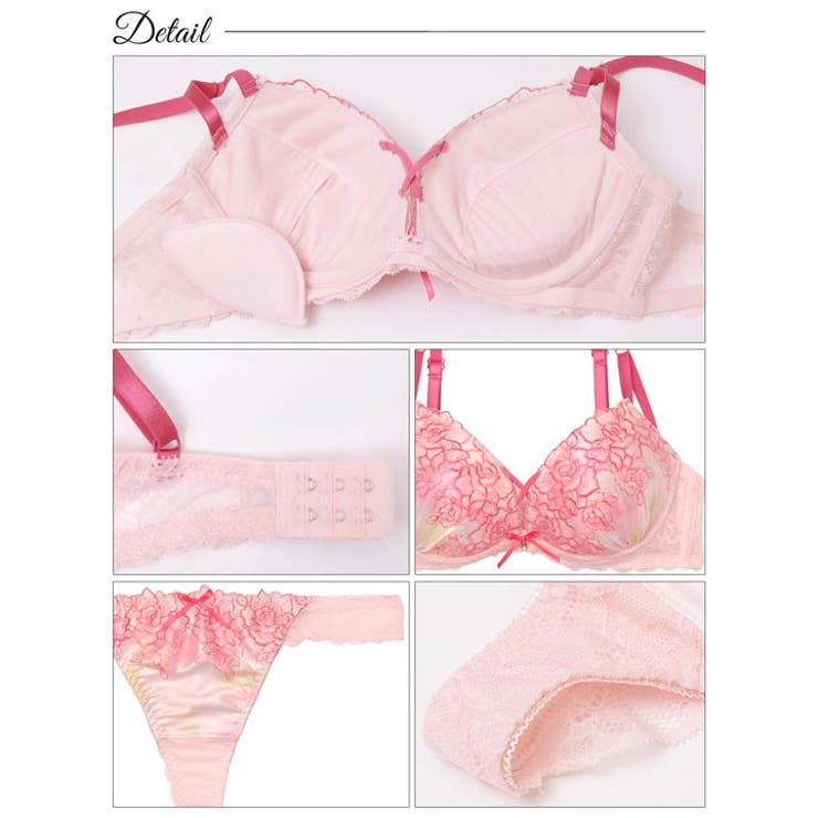 マーブルベルローズブラジャー&バック透けTバックショーツ [三上悠亜着用] | Dazzy | 詳細画像10 