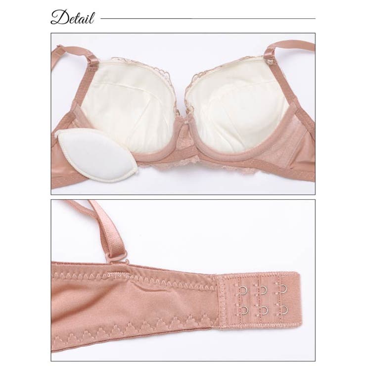 フェミニンダスティブーケブラジャー&フルバックショーツ | Dazzy | 詳細画像8 