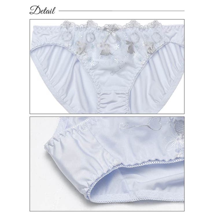 ワンダーランドラビットブラジャー&フルバックショーツ | Dazzy | 詳細画像10 