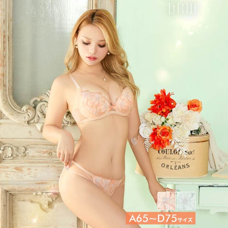 ルミナスチュールブロッサムブラジャー&フルバックショーツ | Dazzy | 詳細画像1 