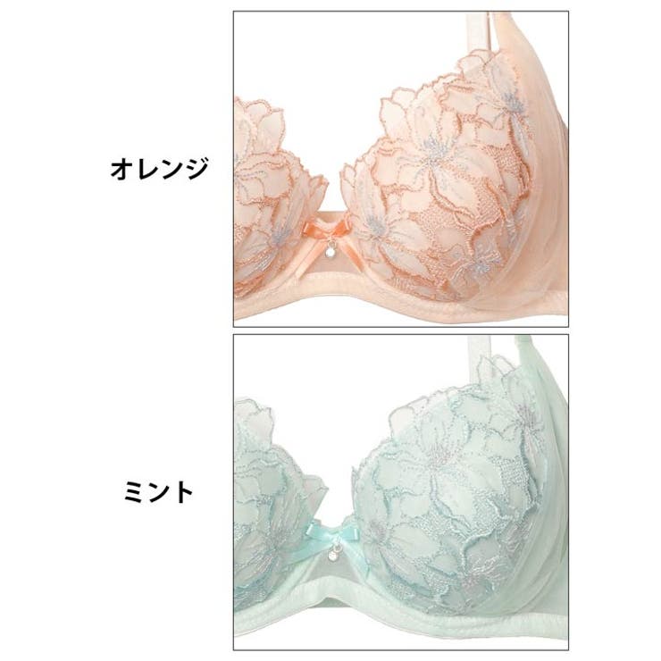 ルミナスチュールブロッサムブラジャー&フルバックショーツ | Dazzy | 詳細画像11 