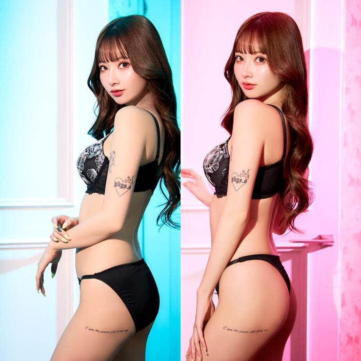 [3点セット] ミスティックフローラル脇高ブラジャー&フルバック&Tバックショー… | Dazzy | 詳細画像7 