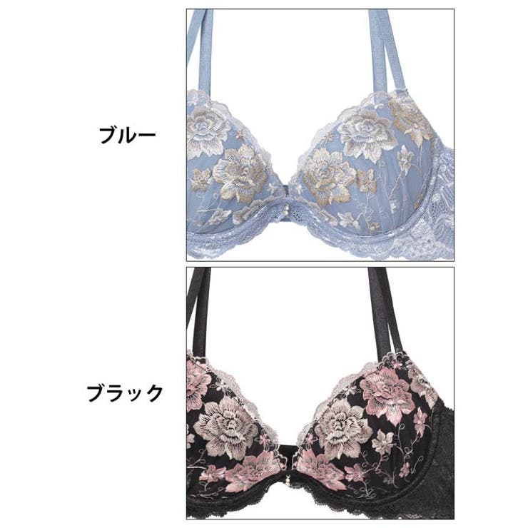 エターナルブロッサム脇高ブラジャー&フルバックショーツ | Dazzy | 詳細画像11 