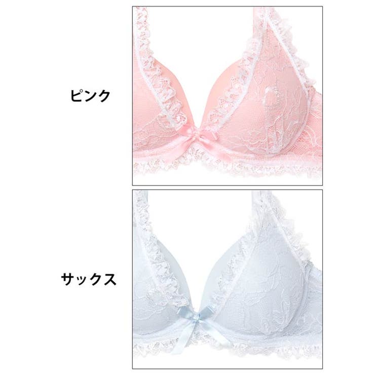 [EFサイズ]  ラブリーパステルフリルブラジャー&フルバックショーツ | Dazzy | 詳細画像11 