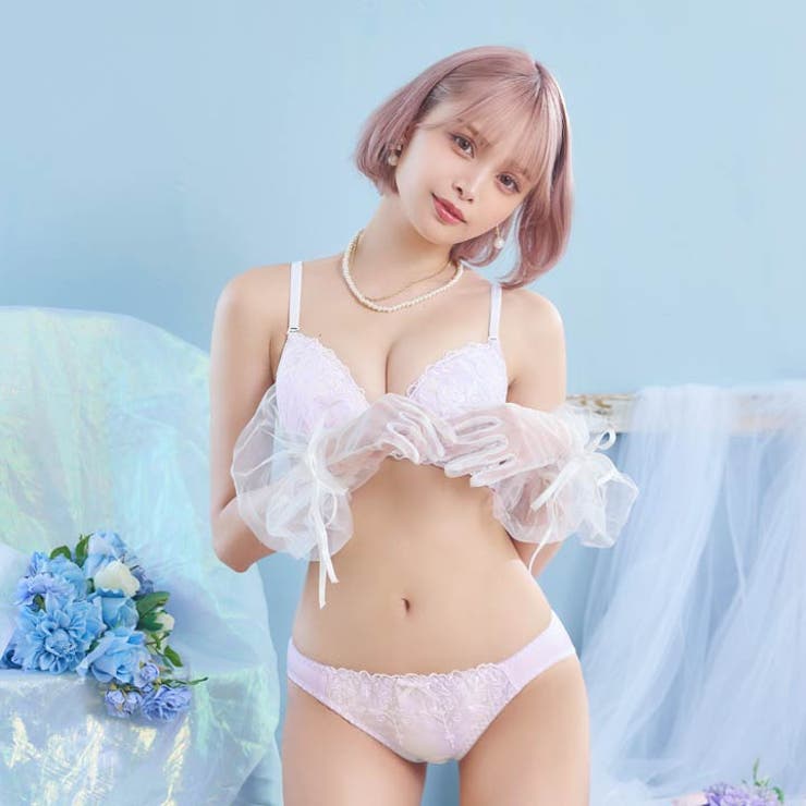 プリンセスアイビーマーブルブラジャー&フルバックショーツ | Dazzy | 詳細画像5 