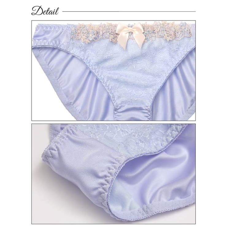 ミスティフルールラインブラジャー&フルバックショーツ | Dazzy | 詳細画像10 