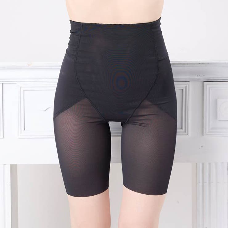 シンプルストレッチハイウエストくびれ補正ガードル単品 | Dazzy | 詳細画像4 