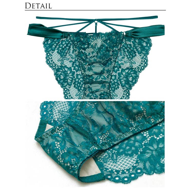 グラマラスサテンコードバック透け選べるショーツ    | Dazzy | 詳細画像6