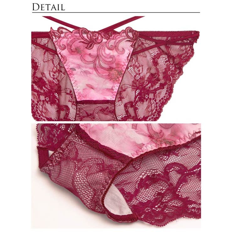 [Reinest] ジュエルアイビーフローラルバック透け選べるショーツ[おそろい… | Dazzy | 詳細画像6 