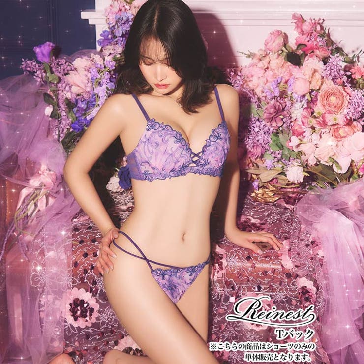 [Reinest] ジュエルアイビーフローラルバック透け選べるショーツ[おそろい… | Dazzy | 詳細画像8 