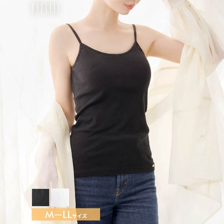 Cotton Simple Camisole 単品 | Dazzy | 詳細画像1 