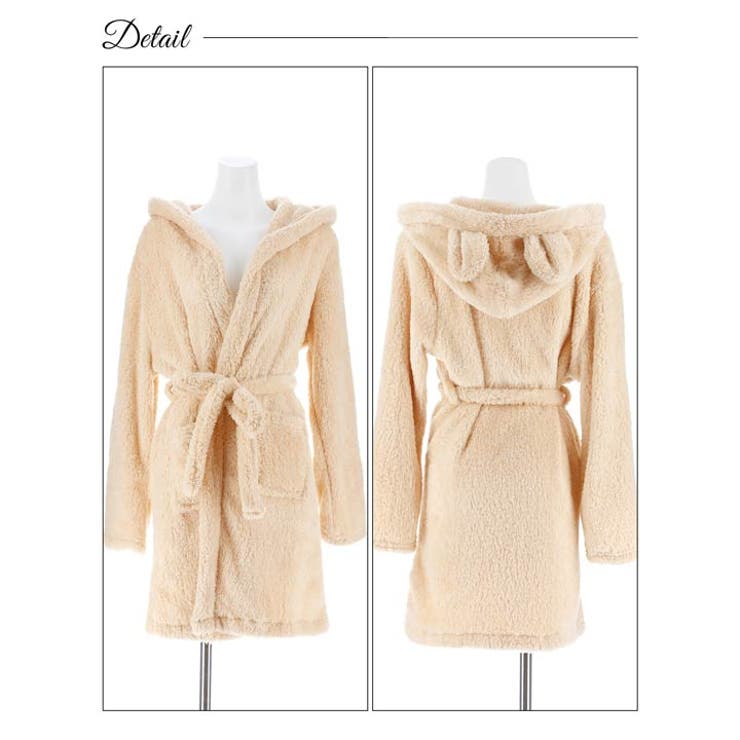 くま耳フードモコモコガウンルームウェア | Dazzy | 詳細画像7 