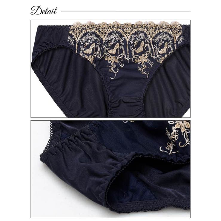 エレガントプリンセスヒールブラジャー&フルバックショーツ | Dazzy | 詳細画像10 