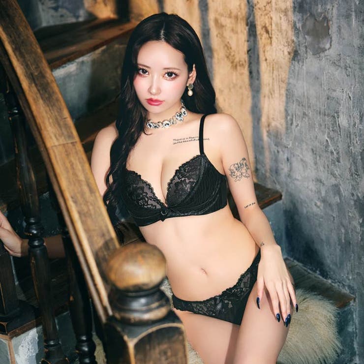 ゼブラジャガードサテンブラジャー&Tバックショーツ | Dazzy | 詳細画像7 