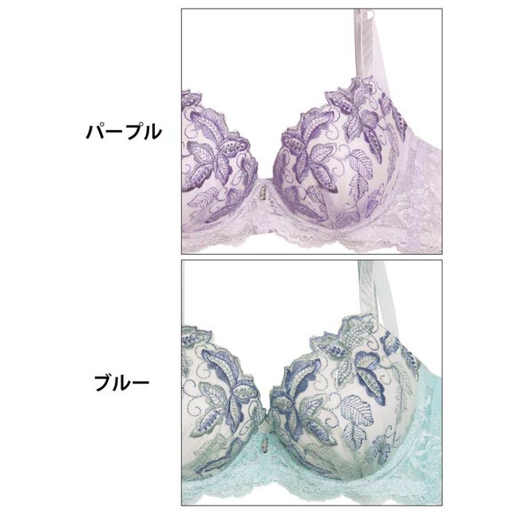 ナチュールリーフエンブロイダリーブラジャー&フルバックショーツ | Dazzy | 詳細画像11 
