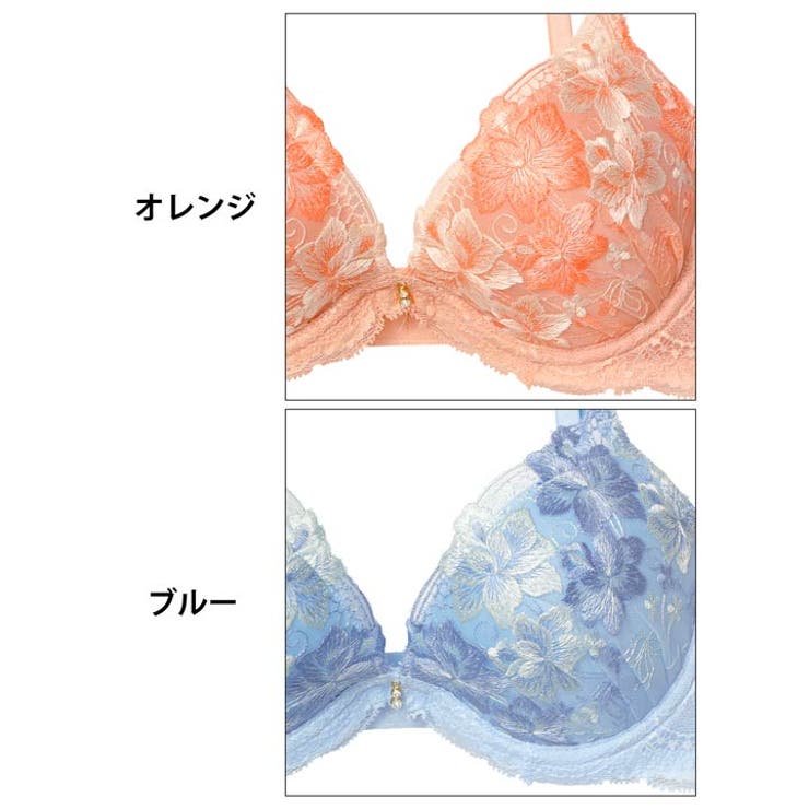 フェアリーフルールガーデン脇高ブラジャー&フルバックショーツ | Dazzy | 詳細画像11 