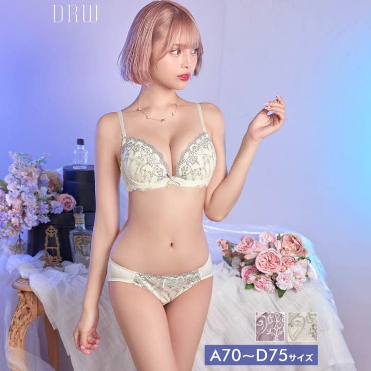 フェアリーハートブラジャー&フルバックショーツ | Dazzy | 詳細画像5 