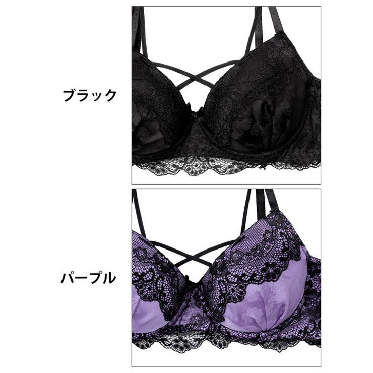 ヴィーナスレーシィクロス脇高ブラジャー&バック透けTバックショーツ | Dazzy | 詳細画像11 