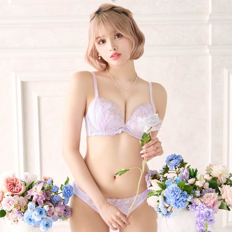 ルミエールフローラブラジャー&フルバックショーツ | Dazzy | 詳細画像2 