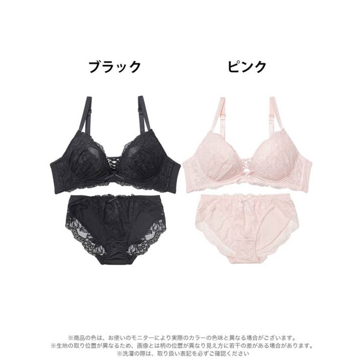 クラッシーレースアップブラジャー&フルバックショーツ | Dazzy | 詳細画像7 