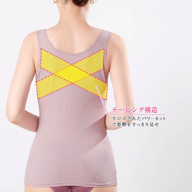 フラワーレースバッククロスボディシェイパー | Dazzy | 詳細画像3 