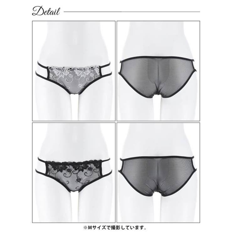 ブロッサムシアーストリングフルバックショーツ単品 | Dazzy | 詳細画像6