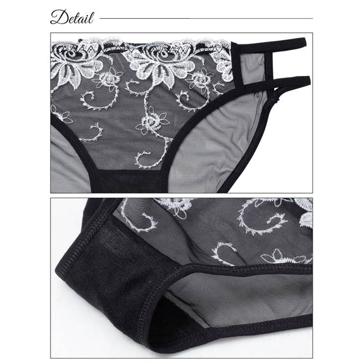 ブロッサムシアーストリングフルバックショーツ単品 | Dazzy | 詳細画像7