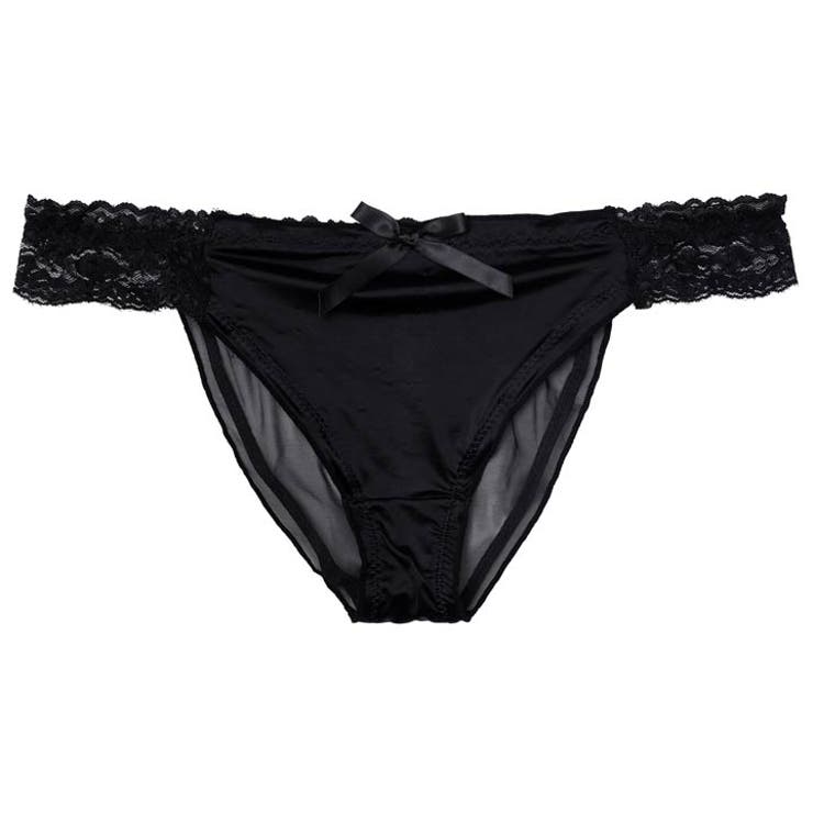 ノワールサテンレースフルバックショーツ単品 | Dazzy | 詳細画像9 