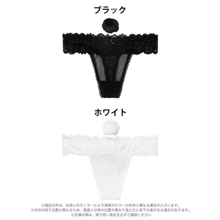 スウィートバニーレースTバックショーツ単品 | Dazzy | 詳細画像6 