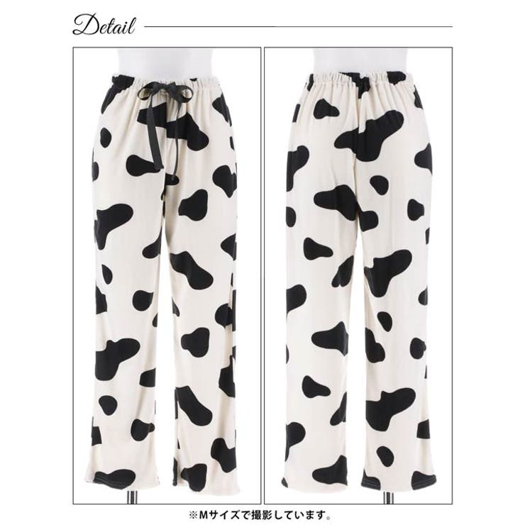 カウモチーフ長袖トップス&ロングパンツルームウェア | Dazzy | 詳細画像9 