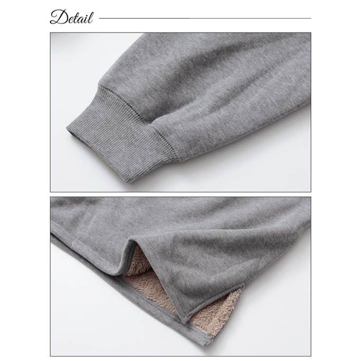 カジュアルロゴフラワー長袖ワンピースルームウェア | Dazzy | 詳細画像10 