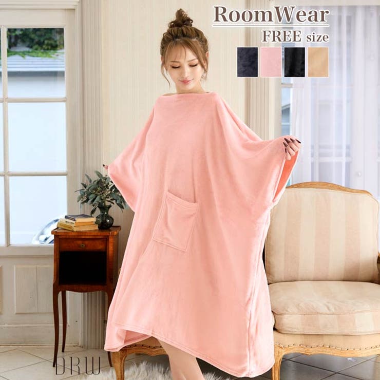 ポケット付きモコモコ着るブランケット | Dazzy | 詳細画像2 