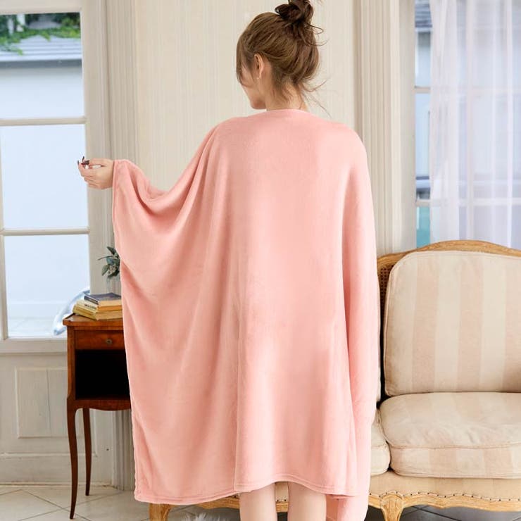 ポケット付きモコモコ着るブランケット | Dazzy | 詳細画像5 