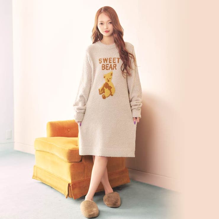 スウィートモールニットワンピースルームウェア | Dazzy | 詳細画像2 