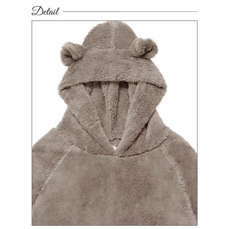 くま耳フードもこもこワンピースルームウェア | Dazzy | 詳細画像11 