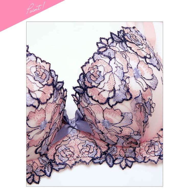 [EFサイズ] ロマンティックシャイニーローズブラジャー&フルバックショーツ | Dazzy | 詳細画像10 