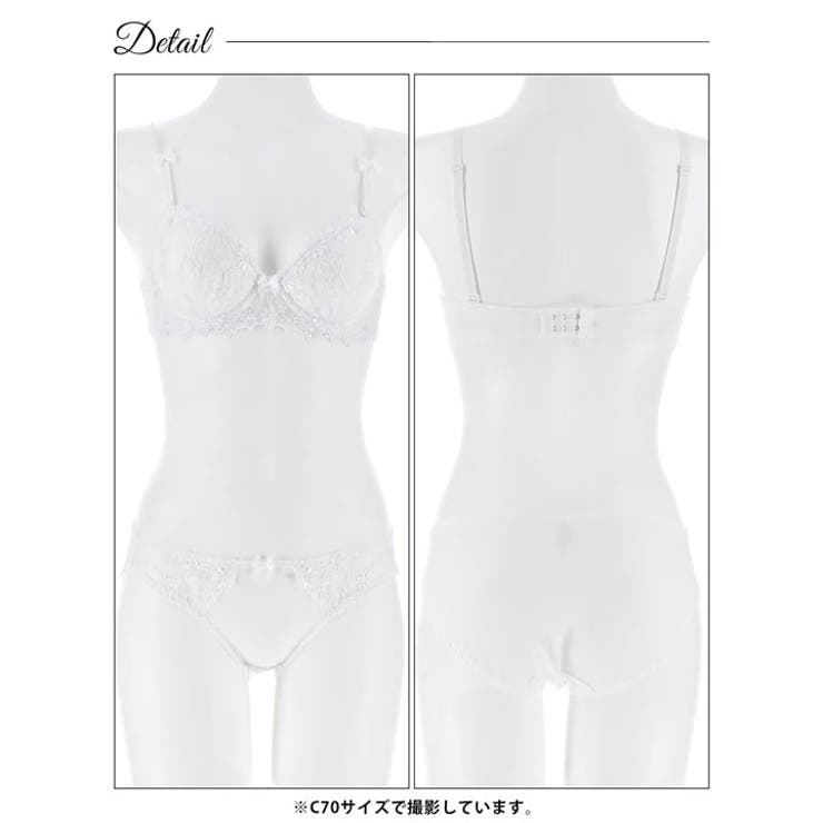 メロウパステルフルーロンブラジャー&フルバックショーツ | Dazzy | 詳細画像11 